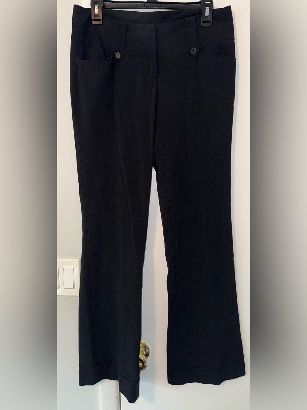 Charlotte Russe Black Boot Cut Dress Pants